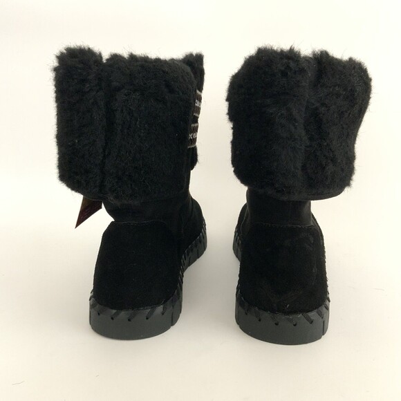 Muk Luks Suede Bootie Size 7 Water Repellent Wool Blend Lining Foam Insole - Picture 9 of 12